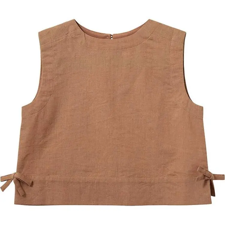 Sofie Schnoor Topp Bomull Lin Ezmask - Rose Brown