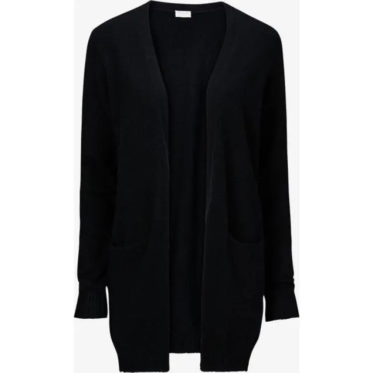 Vila Basic Knitted Cardigan - Black/Black