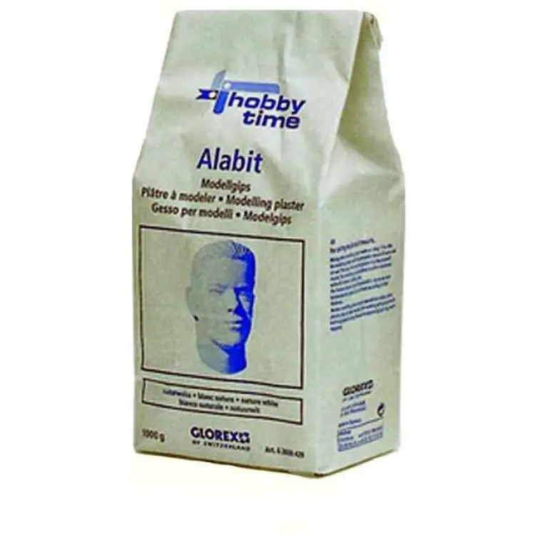 Glorex Alabit Gjutmassa Naturvit 1000 g