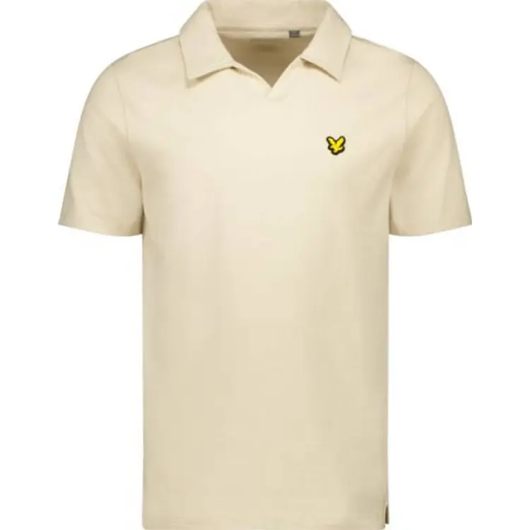 Lyle & Scott Resort Collar M Pikétröja Sesame