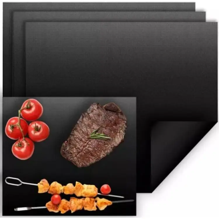 Ruhhy Återanvändbar Non-Stick Grillmatta Set 3-pack