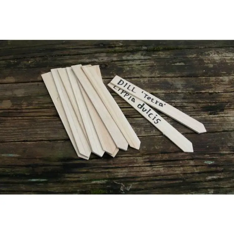 Plantetikett Trä 10-Pack