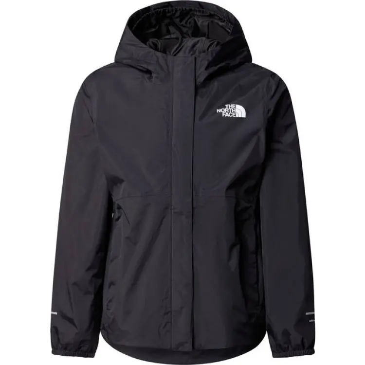 The North Face Girls' Antora Rain Jacke- TNF Black/TNF Black (NF0A8A49JK)