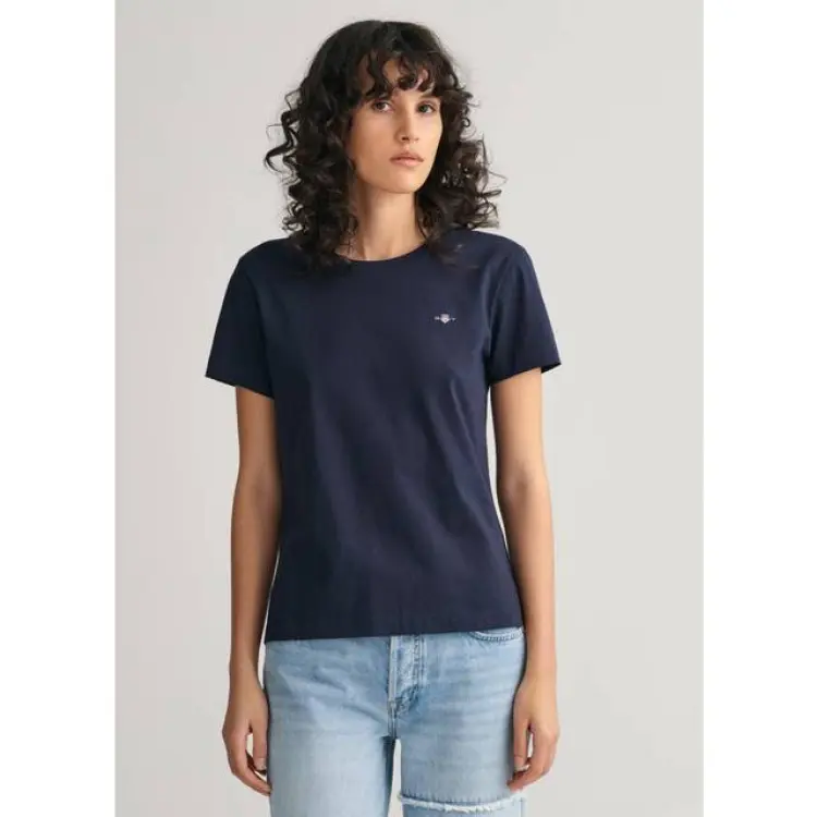 Gant Dam Shield T-shirt Blå