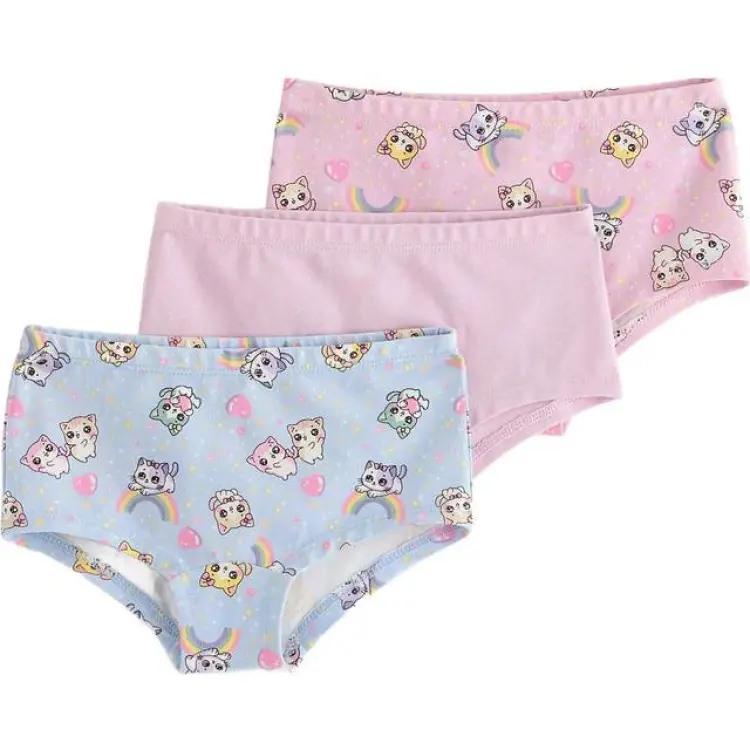 Lindex Hipster 3 P Kawaii - Multi Patterned
