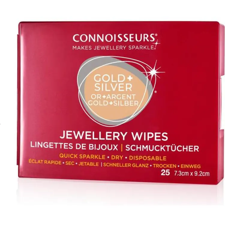 Connoisseur Jewellery Wipes - White