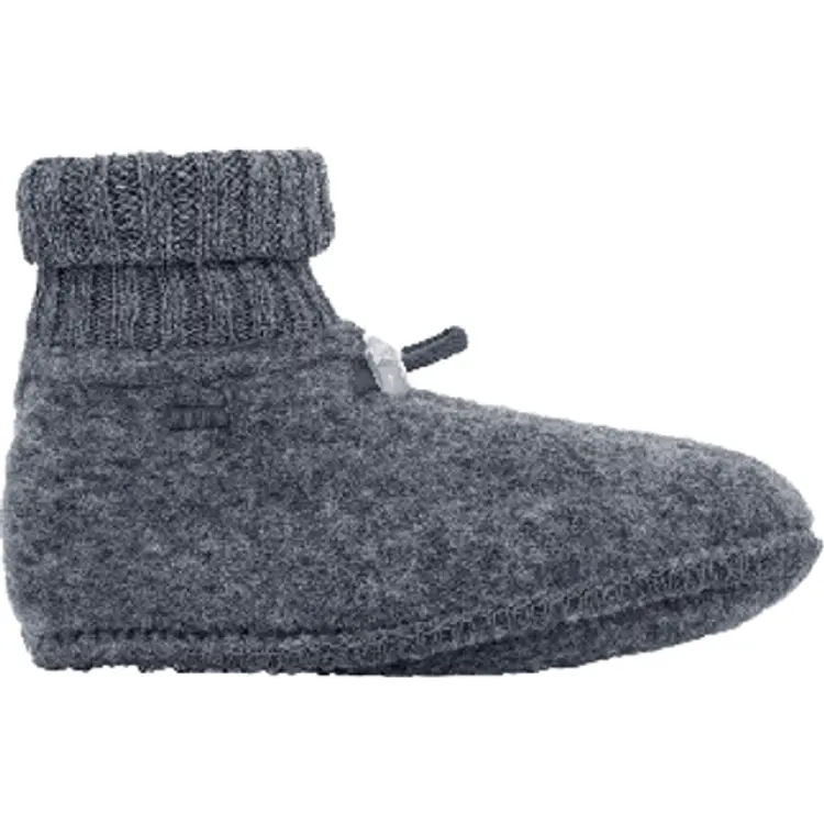 Joha Wool Fleece Baby Shoes - Grey