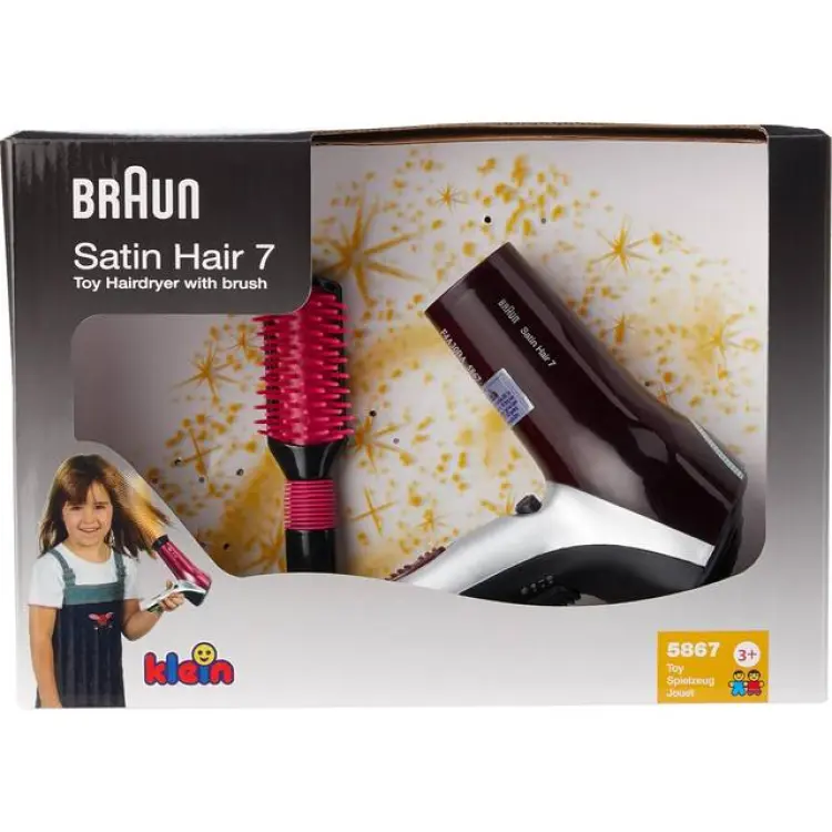Klein Braun Satin Hair 7 Hairdryer with Brush 5867