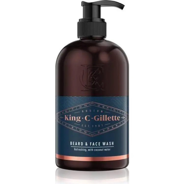 Gillette King C. Beard & Face Wash Skäggschampo 350 ml