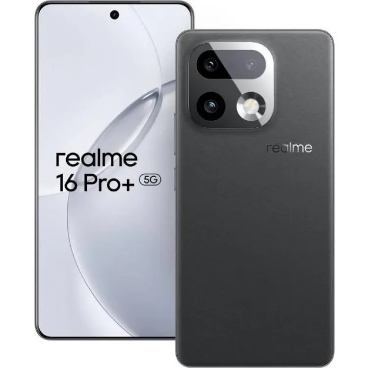 realme 16 Pro+ 5G 8 GB 256 GB - Grå/Svart