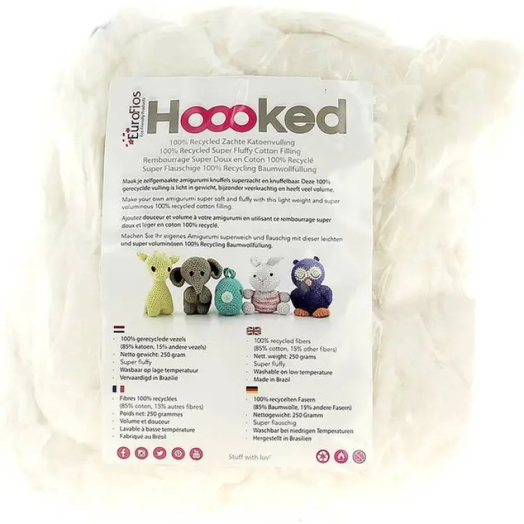 Hoooked Fluffy Cotton Filling Pearl 250g