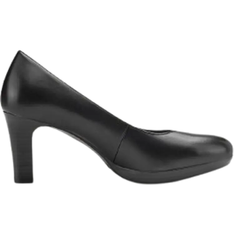 Tamaris Leather Pumps - Black