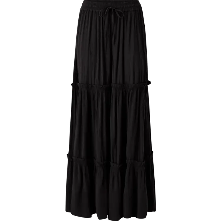Vila Maxikjol HW Long Skirt Svart