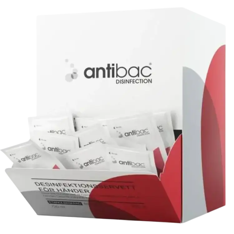 Antibac Desinfektionsservett för händer