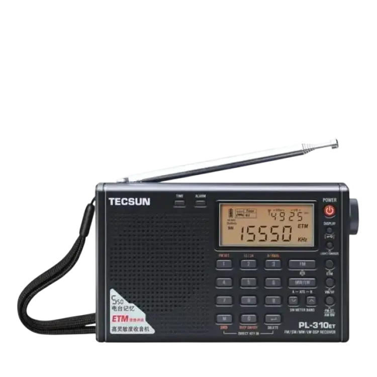Tecsun PL-310ET FM AM MW SW LW DSP Mottagare Kortvågsradio