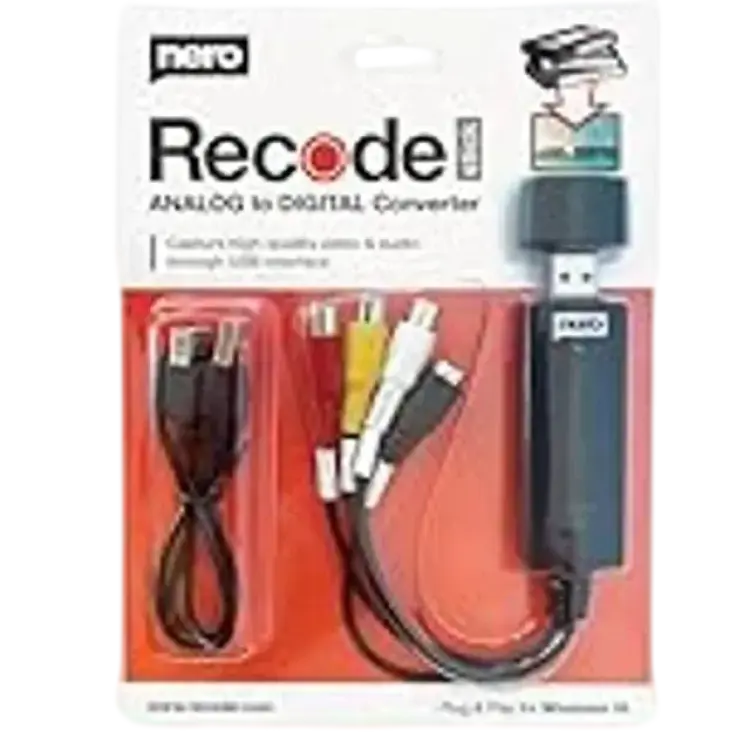 Nero VHS till USB Video Grabber Recode Stick