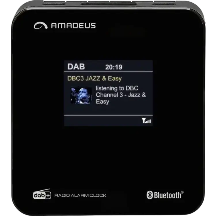 Amadeus Rise Gen 2 FM DAB+ Klockradio Bluetooth
