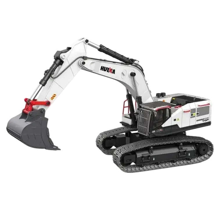 HuiNa Grävmaskin Vit 22ch 2.4GHz 1:14