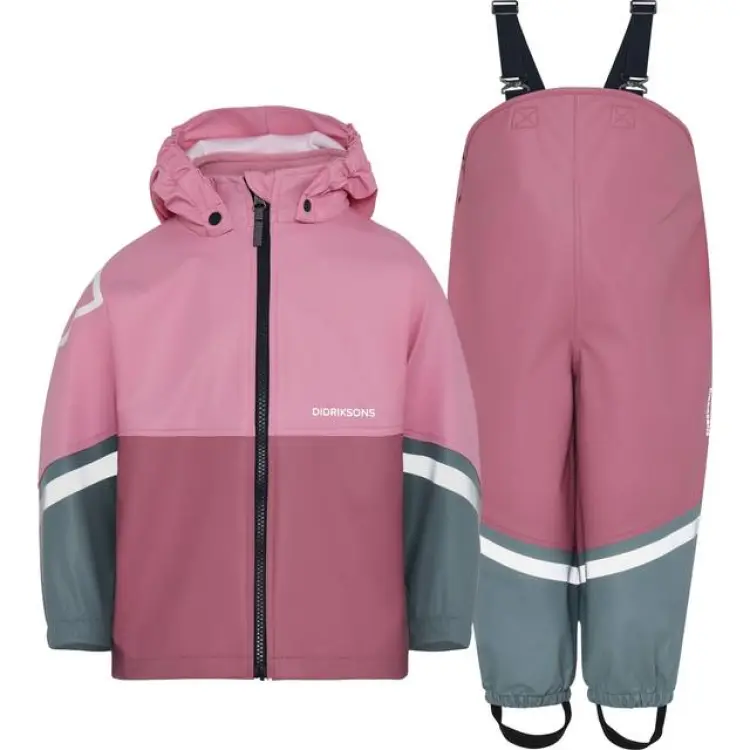 Didriksons Waterman Kids Waterman Set Light Heather Pink - Rosa