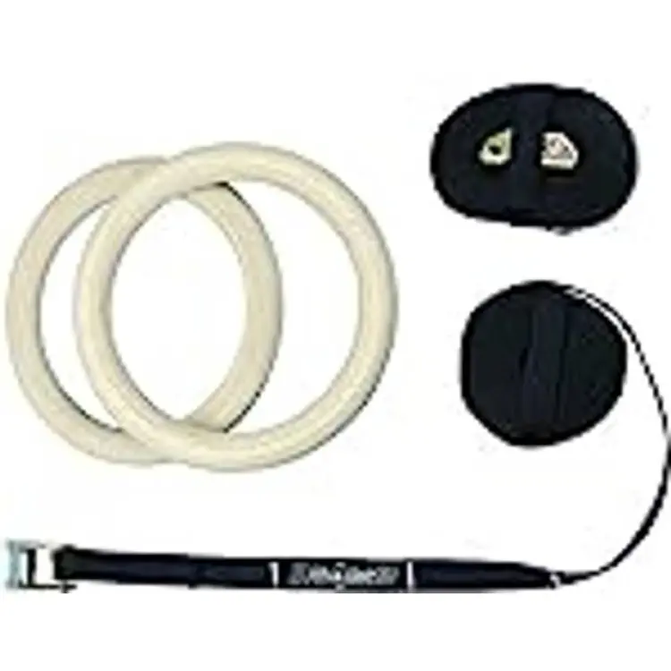 Titan Fitness Pro Gymrings Wooden Ringar Trä