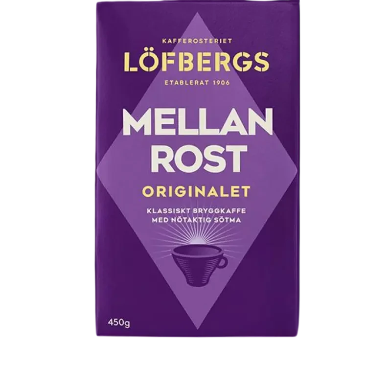Löfbergs Mellanrost Originalet Bryggkaffe 450g