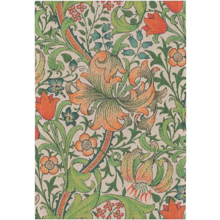 Ekelund Lily Orange/Grön Kökshandduk Gul, Guld