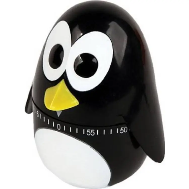 Kikkerland Penguin Kökstimer