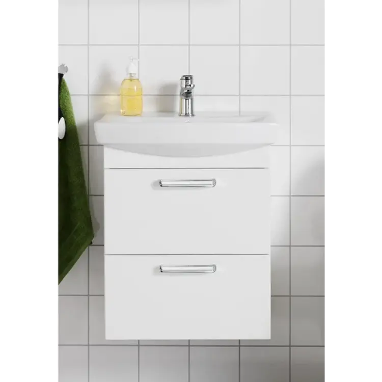 Hafa Tvättställ Life Med Underskåp Vit Matt 500 Mm