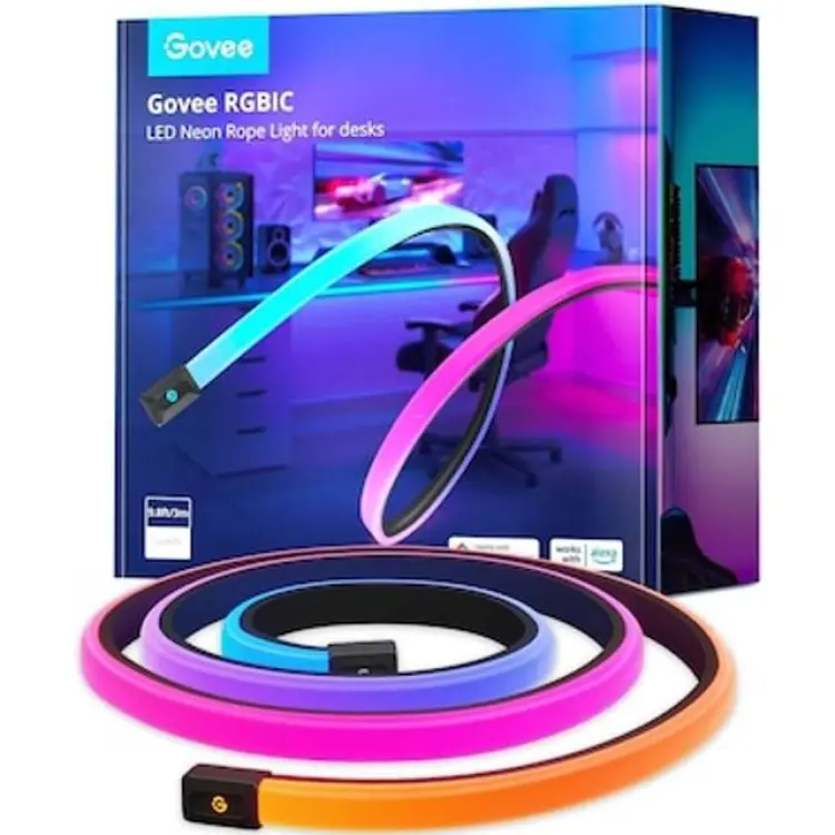 Govee Neon Gaming Black Bordslampa