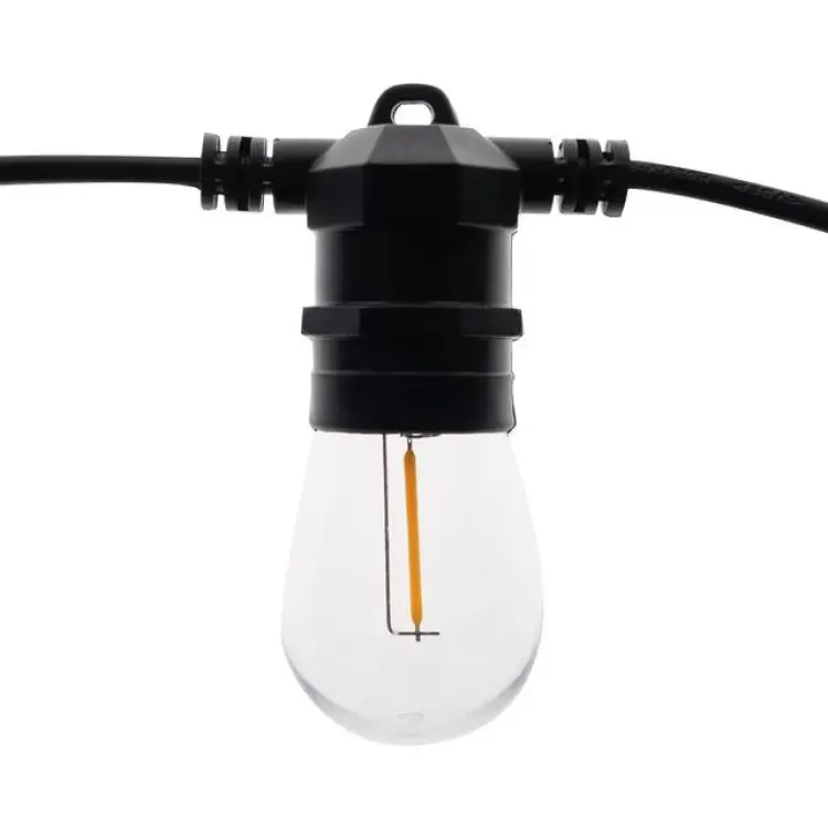 LightsOn Cozy Black Ljusslinga 10 Lampor