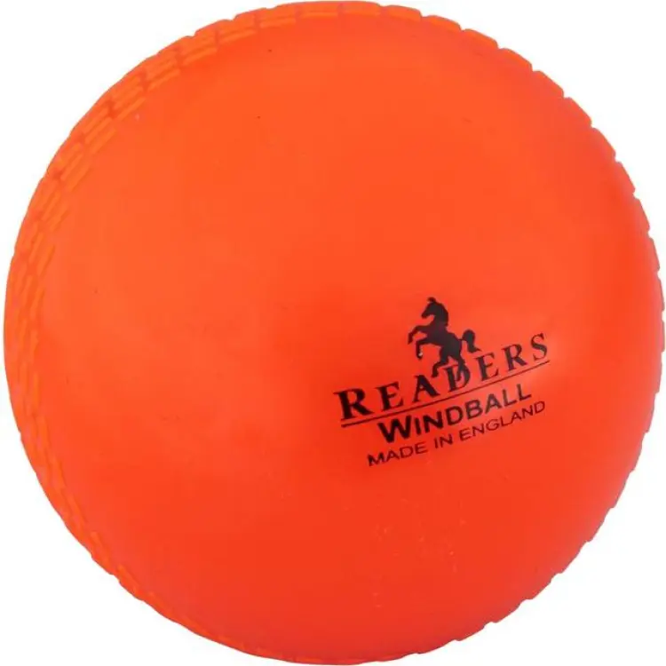 Readers Windball Cricket Ball - Orange