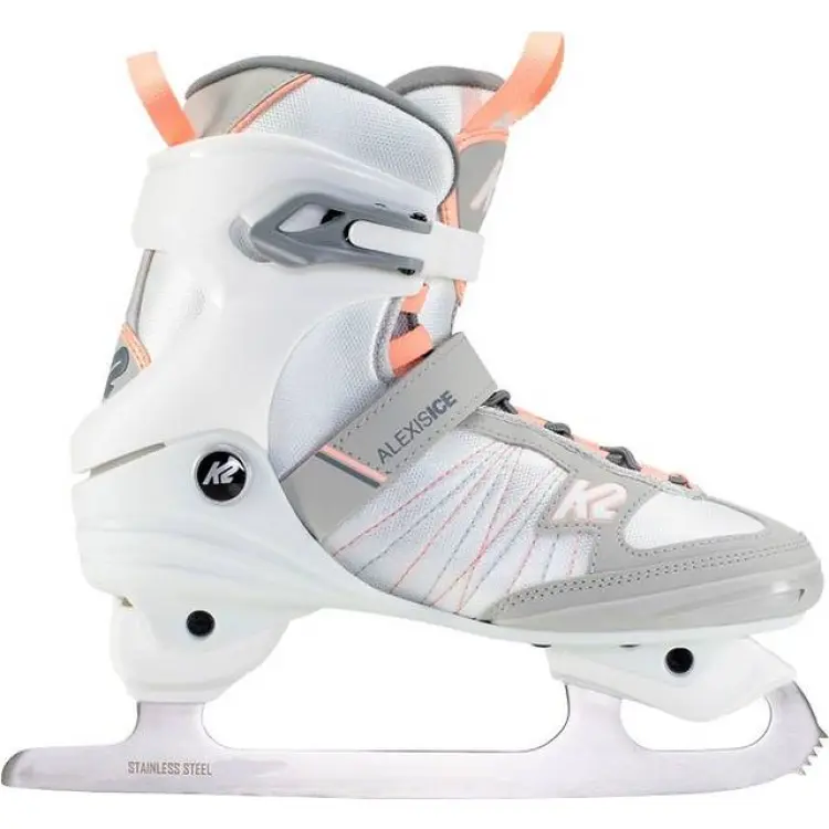 K2 Alexis Ice Konståkningsskridskor - Vit/Orange