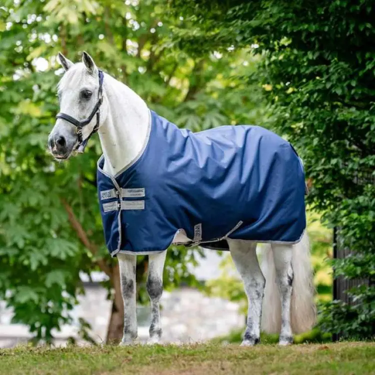 Horseware Regntäcke Amigo Ripstop 900 Original Marinblå/Grå "145cm 6'6"