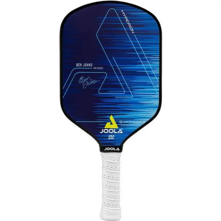 JOOLA Ben Johns Hyperion CAS 16 pickleball-paddel – kolnötningsyta med hög grus och spinn, säkert grepp långsträckt handtag, 16 mm pickle ball paddel med polypropen bikakärna, USAPA-godkänd