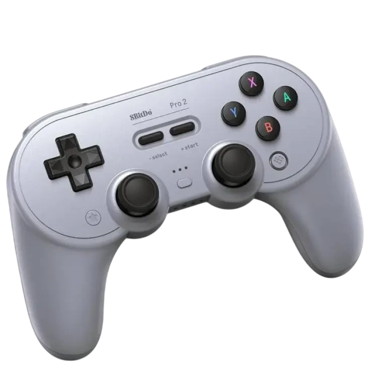 8Bitdo Pro 2 Bluetooth Gamepad Hall Effect Edition - Grey