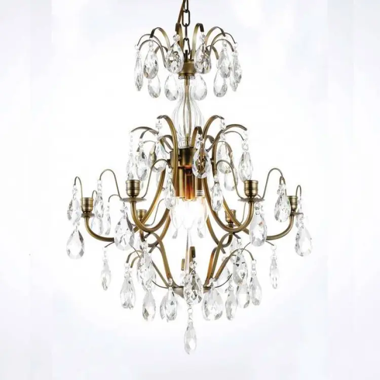 Norrsken Design Charlotte 6 kristallkrona Pendellampa