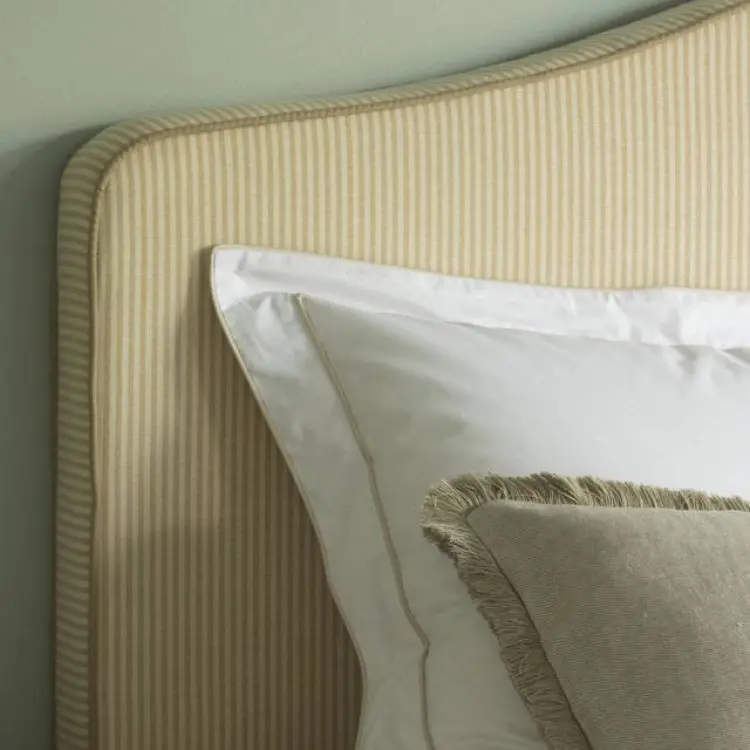 Mille Notti Carlita Laura Stripe Beige 180x120 Sänggavel 180cm