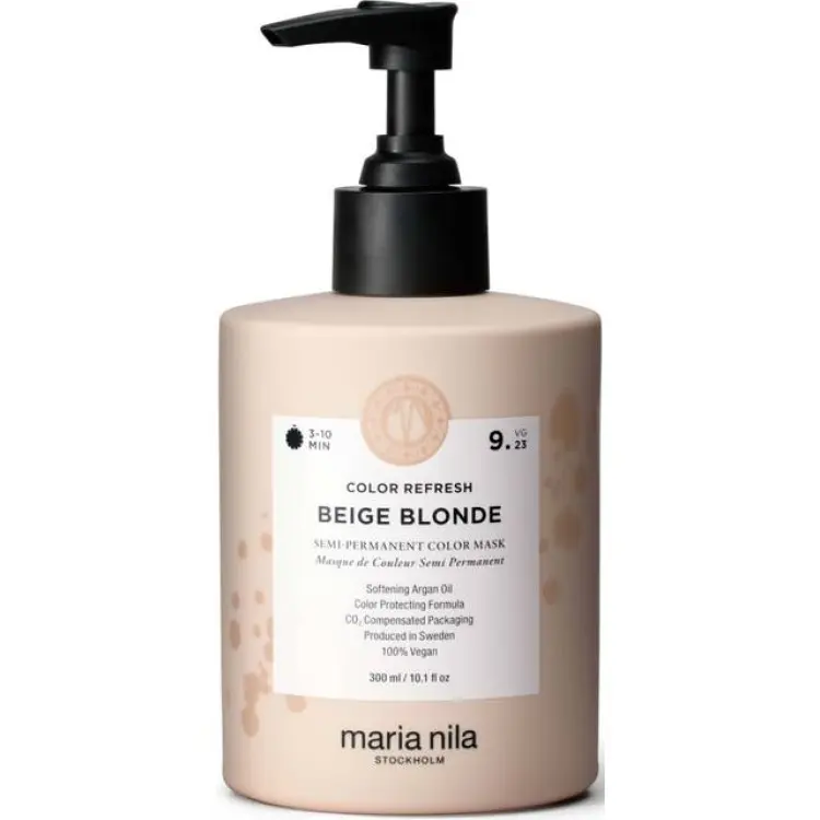 Maria Nila Colour Refresh Semi-Permanent Mask 9.23 Beige Blonde 300ml
