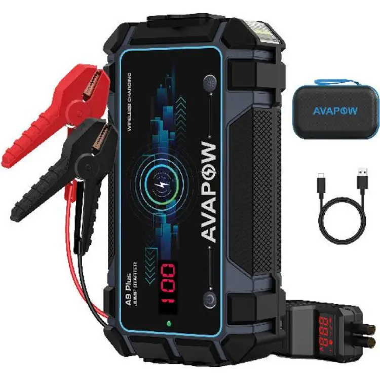 Start Avapow Jump Starter A9 Plus 12V 2000Amp