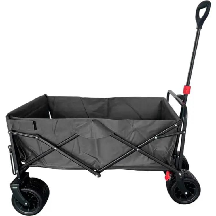 Fornorth Trädgårdsvagn 115 x 61 x 105 cm 100 kg svart