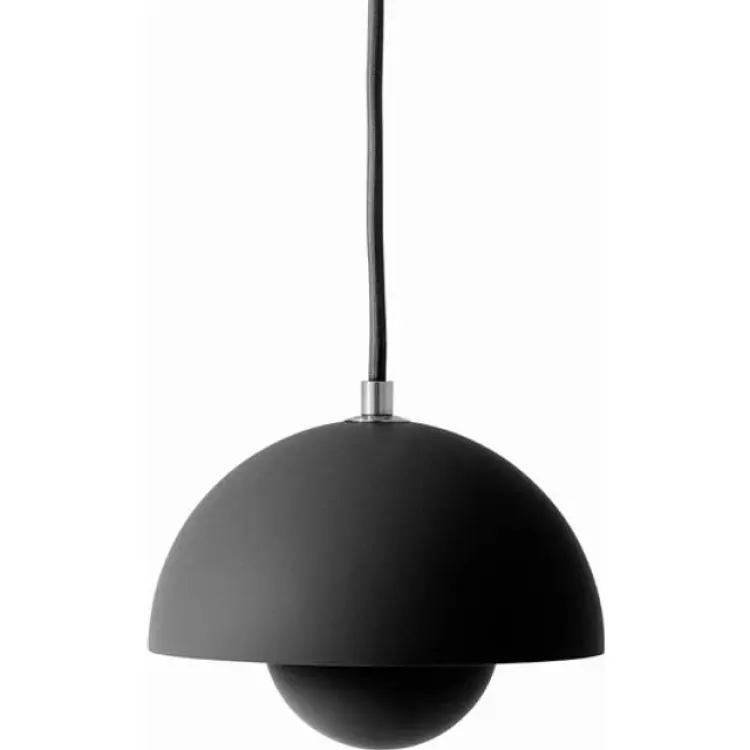 &Tradition Flowerpot Pendant VP10 Ø 16cm Matt Black Pendellampa ∅ 16cm