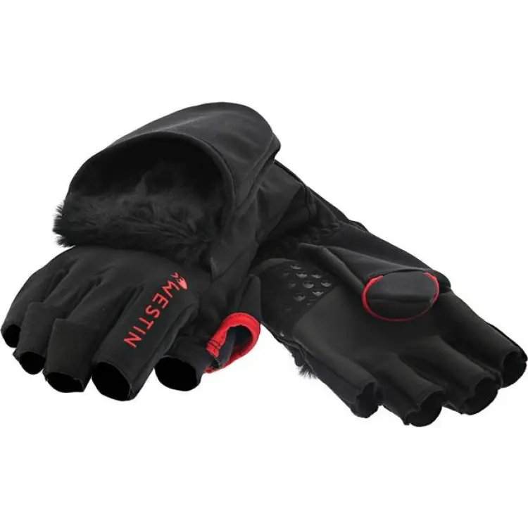 Westin Half Tec Gloves - Gunmetal/Black
