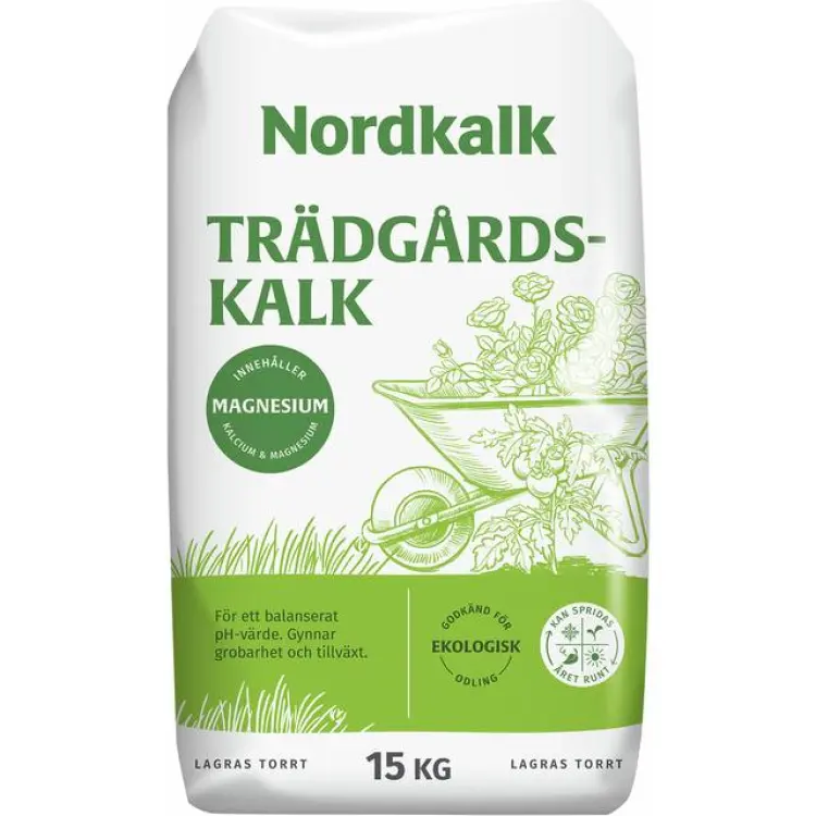 Trädgårdskalk Nordkalk 15kg