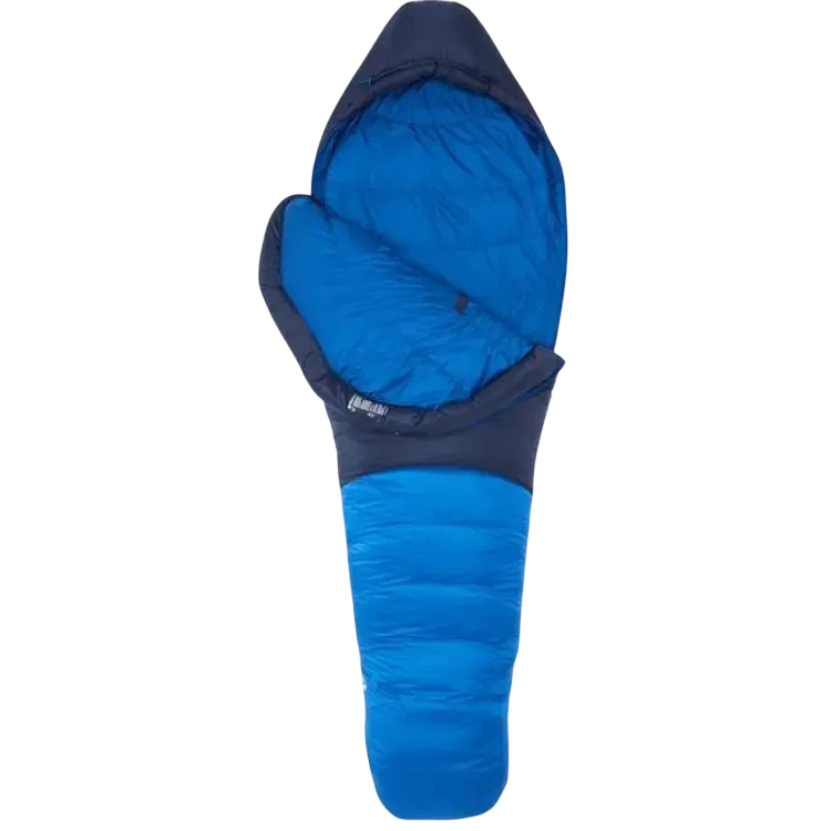 Marmot Helium sovsäck blå Left Zipper Sovsäck 2023