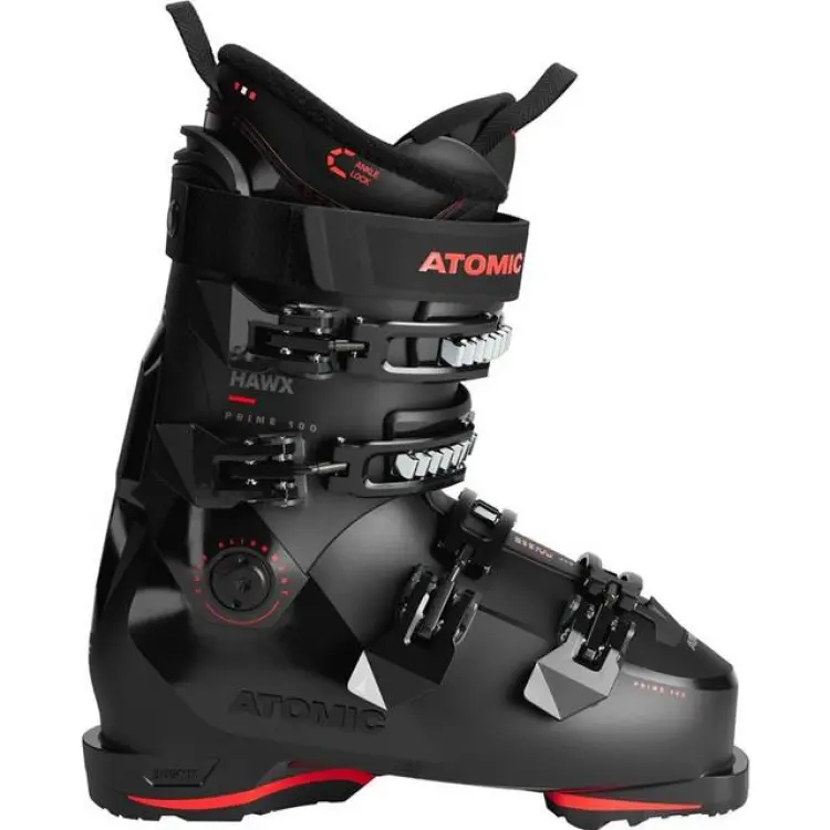 Atomic Hawx Prime 100 Pjäxor - Svart/Röd