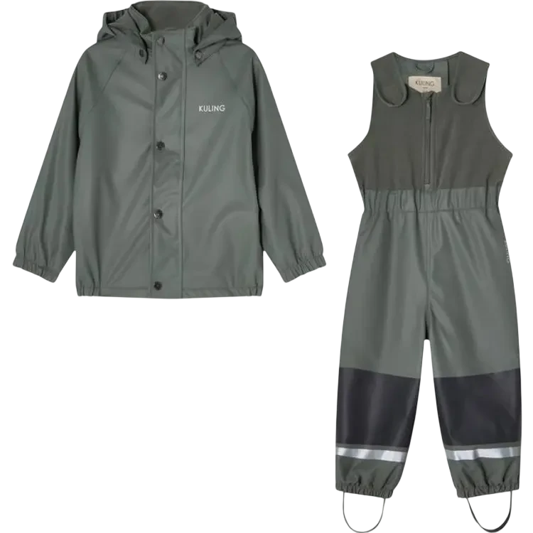 Kuling Ottawa Fodrat Regnställ Light Green