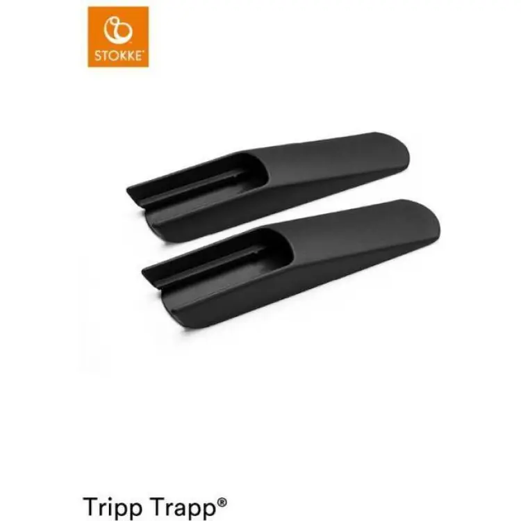 Stokke Tripp Trapp Tippskydd/Benförlängare (Svart Ny)