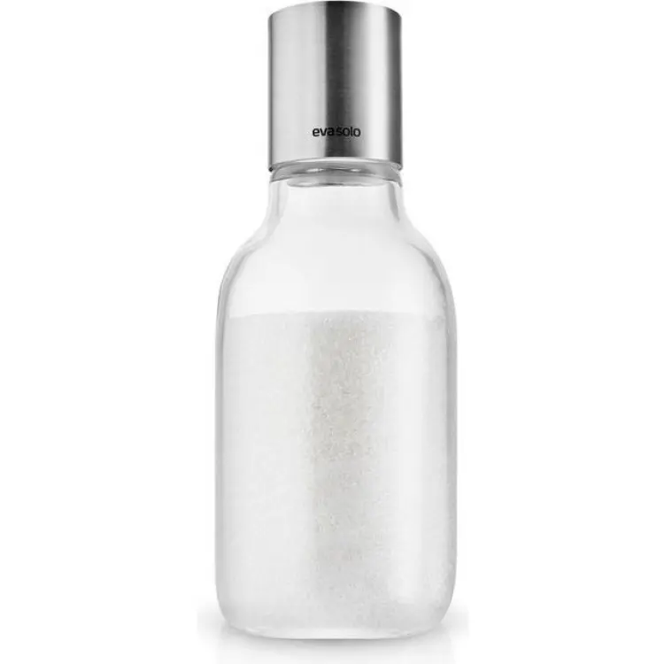 Eva Solo Sukkerdispenser 35 cl Glas Rostfritt Stål Sockerströare 16 cm