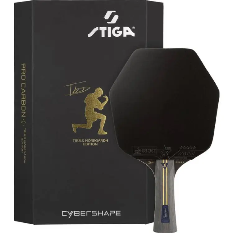 Stiga Pro Carbon Plus Cybershape Truls Edition 5-star Bordtennisracket Black