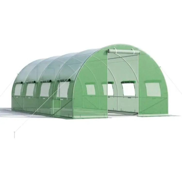 Cwy Stor Walk-in Tunnel 600 x 300 x 200 cm Rostfritt stål Plast